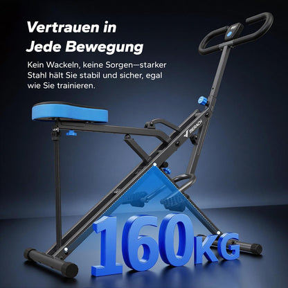 MERACH 2-in-1 Kniebeugen Rudergerät R07 - Grau
