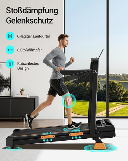 CURSOR Walking Pad 16% Steigung – Laufband für Zuhause