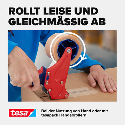 tesa tesapack 64014 Paketklebeband geräuscharm 66 m braun 36 Rollen