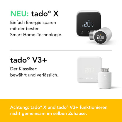 tado° Smartes Thermostat X - Fussbodenheizung & Boiler Zusatz