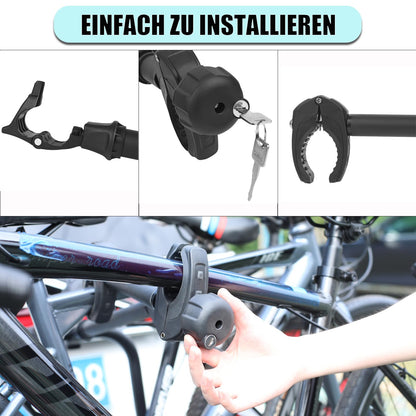 Warmfay Ersatz-Rahmenhalter abschliessbar, 3 Stück für Heckträger