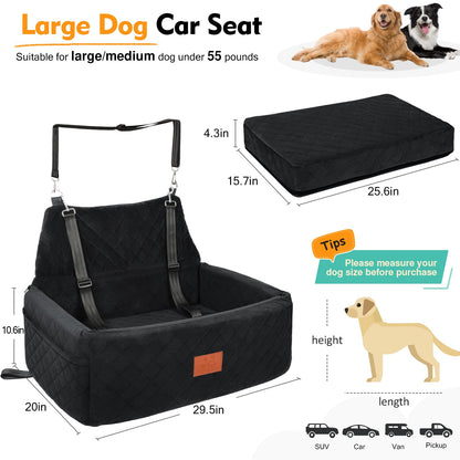 PetCare Hunde Autositz – Rücksitz für mittlere & grosse Hunde
