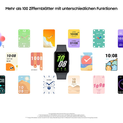 Samsung Galaxy Fit3 Fitness Tracker mit AMOLED-Display, Grau