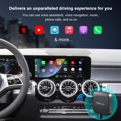 CarPlayBox Drahtlos Adapter - Netflix/YouTube/TF-Karte