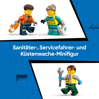 LEGO City Kombinationsset 60505 mit Flugzeug und Luftkissenboot