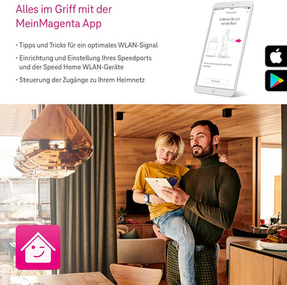 Telekom Speed Home WLAN 2. Gen Mesh-Repeater Wi-Fi 6 4.800 Mbit/s