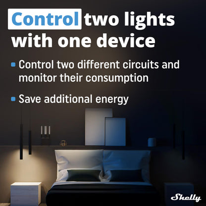 Shelly Plus 2PM Smart Home Doppel Relais Schalter – 4er Pack