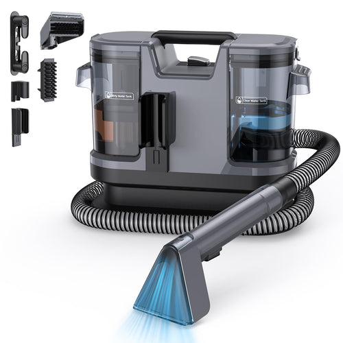 Lubluelu Polsterreiniger Waschsauger Cleaner3G, 600 W, 18 kPa – tragbar, mit langem Schlauch