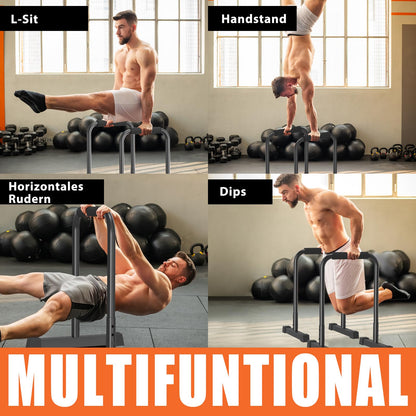 DH FitLife Dip Barren Calisthenics - Verstellbar 80-90 cm