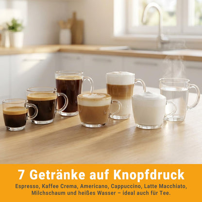 KKT KOLBE One Kaffeevollautomat mit Mahlwerk, Milchbehälter, 15 Bar