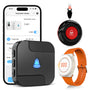 CallToU Notrufknopf für Senioren, WiFi Notfallarmband Set TY02 mit Empfänger