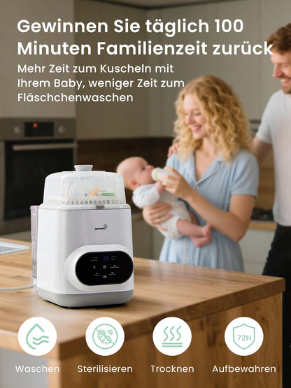 Grownsy Baby Bottle Washer Pro – Babyflaschenreiniger & Sterilisator