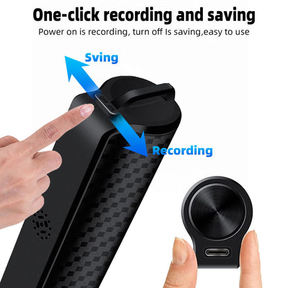 Hinne H-0716 Diktiergerät Mini mit Magnet, Sprachaktivierung & 64 GB