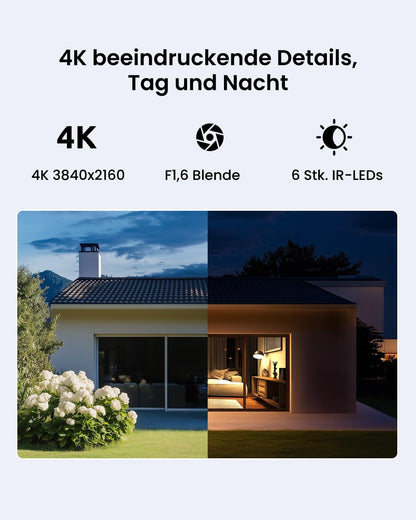 Reolink Lumus Pro 4K Überwachungskamera Aussen mit Wi-Fi 6