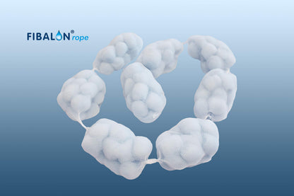 FIBALON Flocking Rope Polymerfaserfilter für Sandfilteranlagen 8 Netze
