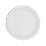 Commerline Plastikteller Mehrweg ungeteilt - Ø22cm 500 Stk., runder, ungeteilter Teller zum Mehrweg-Servieren von Speisen.