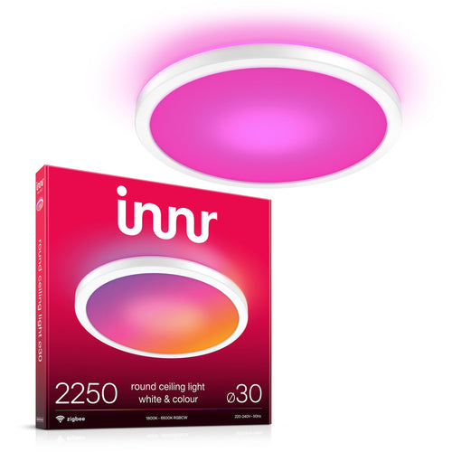innr Smart LED Deckenleuchte RL 232 C, dimmbare RGB Lampe, 30 cm, 2250 Lumen