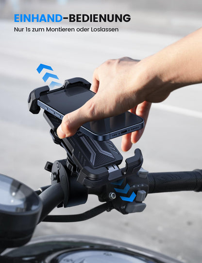 Lamicall Handyhalterung für Motorrad & Fahrrad, vibrationsgedämpft