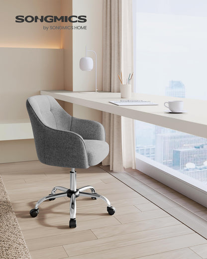 SONGMICS OBG019G01 Homeoffice Schreibtischstuhl - Grau