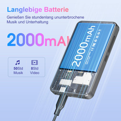 MECHEN H1 Pro MP3 Player mit Android 9.0, Bluetooth & WLAN, grau