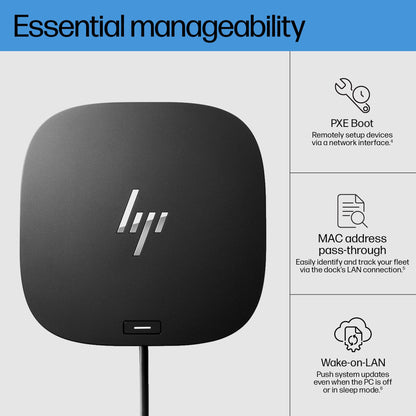 HP USB-C Dock G5 Dockingstation für USB-C- und Thunderbolt-Laptops