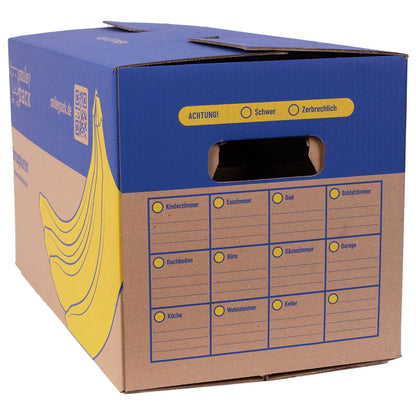 smiley pack Umzugskartons 25 Stück 600 x 328 x 340 mm bis 40 kg