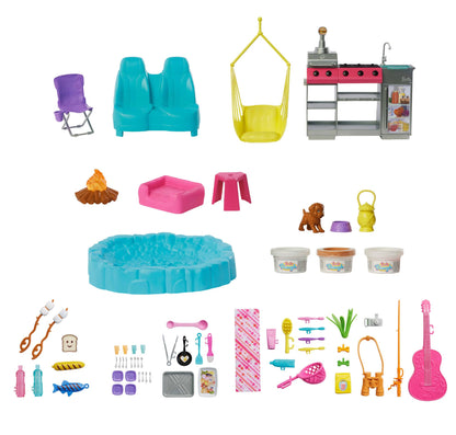 Barbie Super Abenteuer-Camper Spielset mit Dachzelt - HRJ78