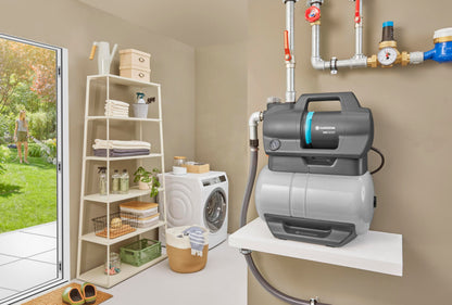 Gardena Hauswasserwerk 3900 Silent mit Filter und 21 l Speicher