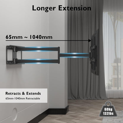 BONTEC TV Wandhalterung CT139M, Gelenkarm 1040 mm, 32-75 Zoll