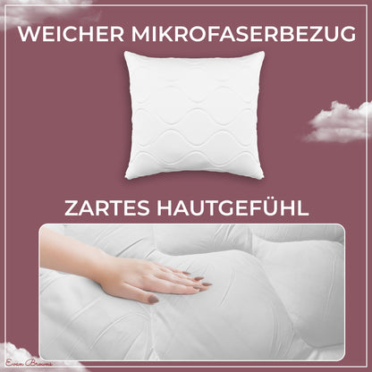 EVAN BROWNS Bettenset 135x200 cm, 4-teilig, Bettdecken und Kissen