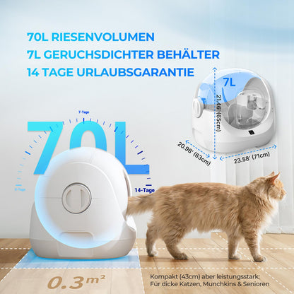 CATLINK Baymax Selbstreinigendes Katzenklo - XXL Smart