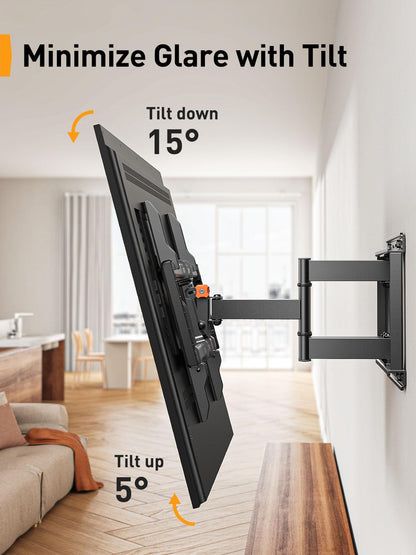 Perlegear TV Wandhalterung PGLF8 für 42-90 Zoll TVs bis 68 kg