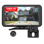 Foxpark 4,8" 1080P Funk Rückfahrkamera. Schwarzer Monitor und Kompaktkamera für drahtlose 1080P Rückansicht bei Auto, LKW, Wohnmobil.