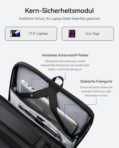 MARK RYDEN Laptop Rucksack 9031 für 17.3 Zoll mit USB-Anschluss