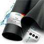 TeichVision PVC Teichfolie schwarz 0,5 mm 4 x 3 m UV-stabil, wasserdichte Abdichtungsfolie