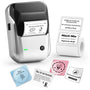 NIIMBOT B1 Etikettendrucker Bluetooth Thermodrucker Silber für Barcode- und Adressetiketten