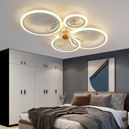 Ventilux Deckenventilator LED dimmbar weiss mit Fernbedienung