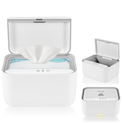 Lionelo Babybliss Feuchttücherwärmer mit integriertem Nachtlicht und Touch-Panel