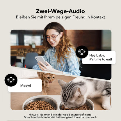 PETLIBRO 5L Futterautomat mit 1080P Kamera, 5G WiFi & 2 Näpfen