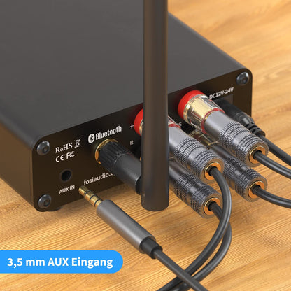 Fosi Audio BT10A Bluetooth 5.0 Stereo Verstärker 2 Kanal 50W