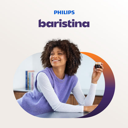 Philips Baristina Elektrischer Milchaufschäumer - Naturweiss BAR311/00