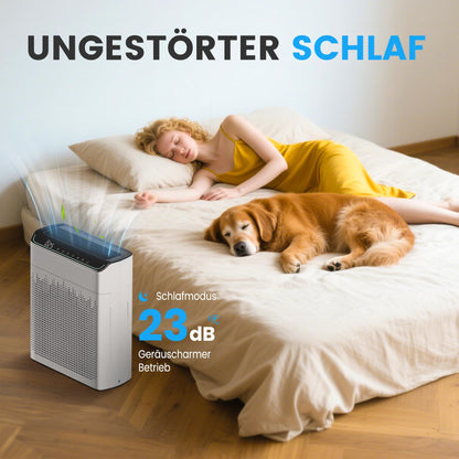 MERONTE ME5866 Luftreiniger mit HEPA-Filter, CADR 340 m³/h