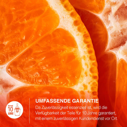 H.Koenig AGR80 Elektrische Zitruspresse Edelstahl, 160 W, BPA-frei
