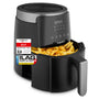 MEDION P40 L Heissluftfritteuse MD13030 4,7 Liter 1500 Watt schwarz mit zusätzlichem Garrost