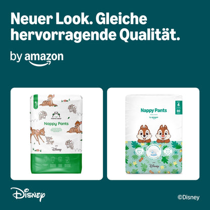 by Amazon Disney Windelhosen Grösse 4 (9–15 kg), 160 Stück