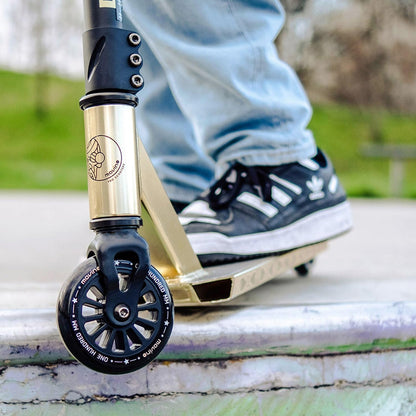 Movino Glide Stunt Scooter mit ABEC-9-Lagern und 100-mm-Rädern