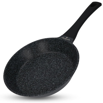 ZWIEGER Black Stone Bratpfanne 24 cm aus Aluguss, Induktion