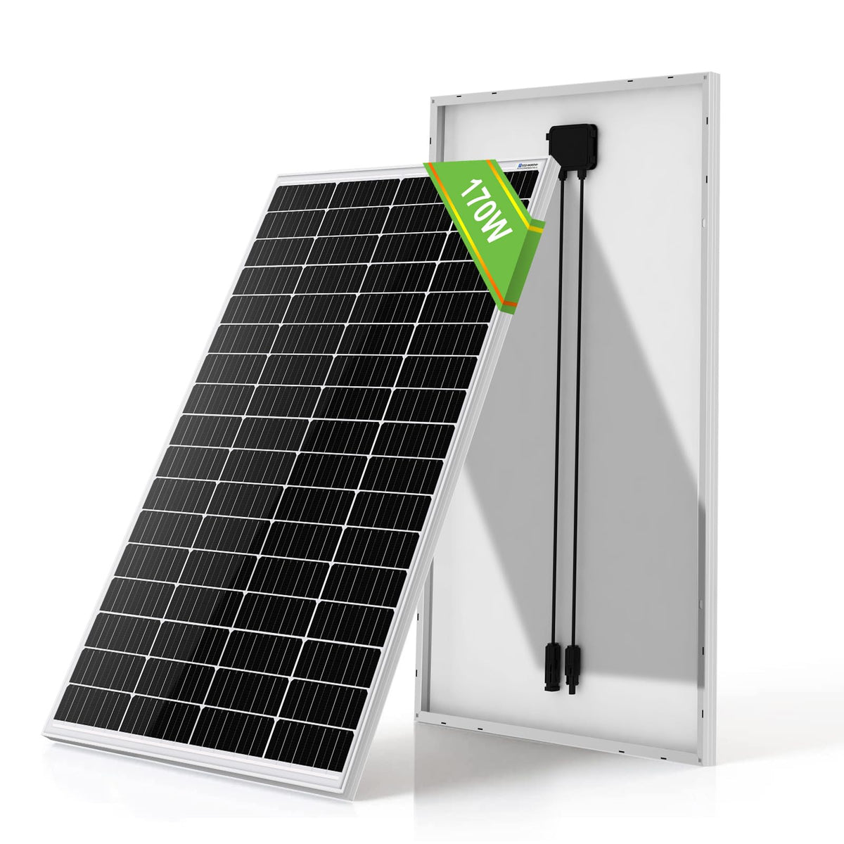 ECO-WORTHY Solarmodul 170W 12V monokristallin für Wohnmobil & Boot