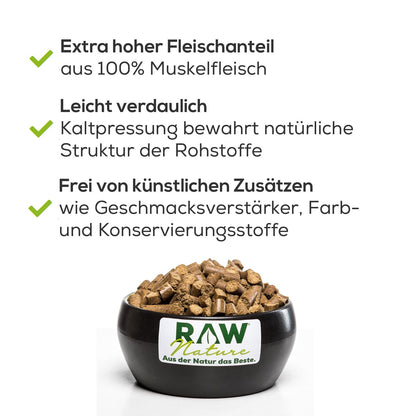 RAW Nature Kaltgepresstes Hundefutter Adult Huhn 12kg