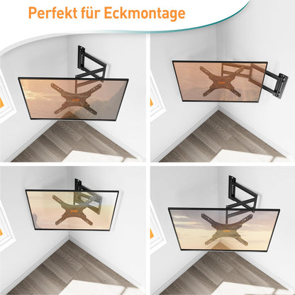 ELIVED EV3018 TV Wandhalterung Eck Lang Arm Ausziehbar